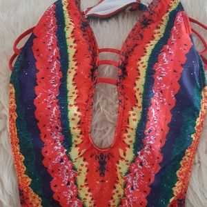 Monokini bathing suit